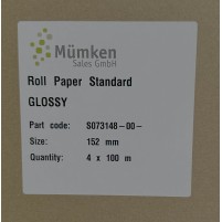 CARTON PAPIER MUMKEN  127mm 4x Rx à 100m  250g BRILLANT