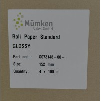 CARTON PAPIER MUMKEN 152mm 4x Rx à 100m 250g BRILLANT