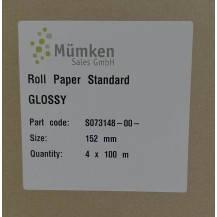 CARTON PAPIER MUMKEN 253mm 4x Rx à 100m 250g BRILLANT